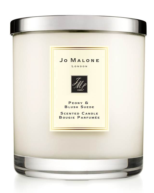 Peony & Blush Suede Luxury Candle